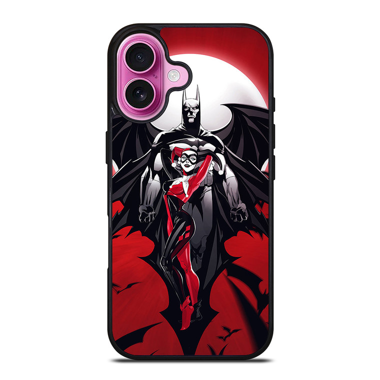 HARLEY QUINN AND BATMAN iPhone 16 Plus Case Cover