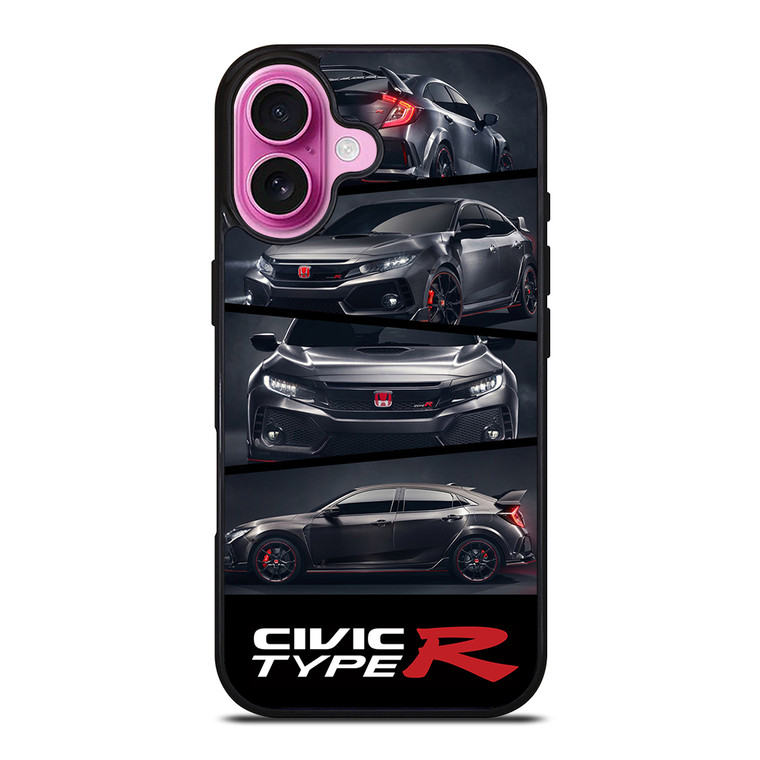 HONDA CIVIC CAR LOGO iPhone 16 Plus Case Cover HONDA CIVIC CAR LOGO iPhone 16 Plus Case Cover