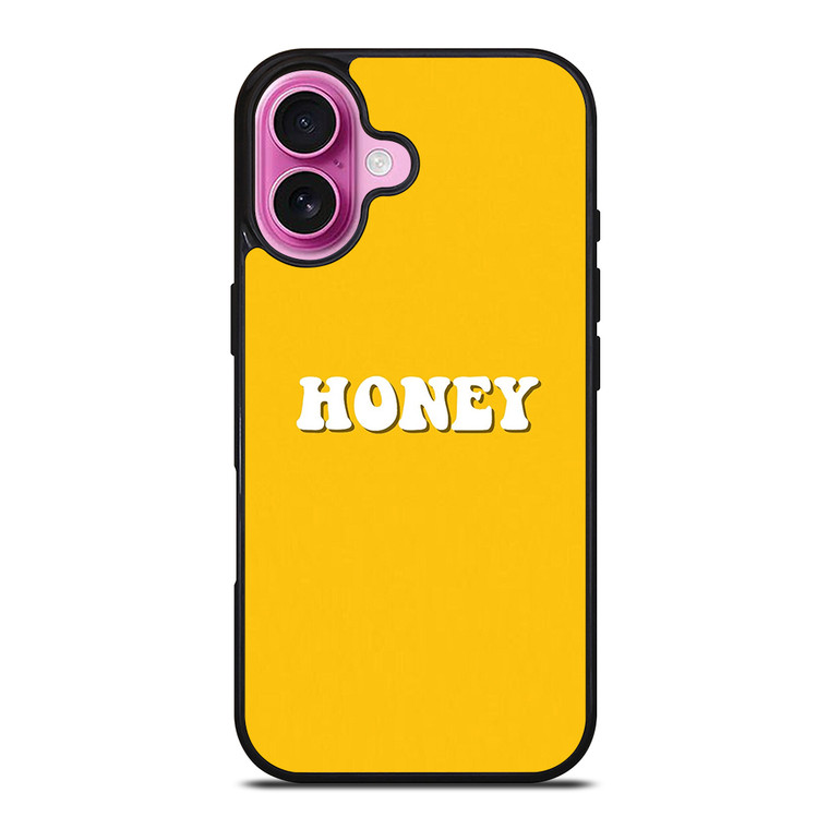 HONEY LOGO AESTHETIC iPhone 16 Plus Case Cover