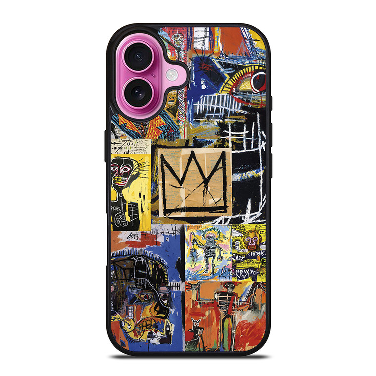 JEAN MICHEL BASQUIAT ART 3 iPhone 16 Plus Case Cover