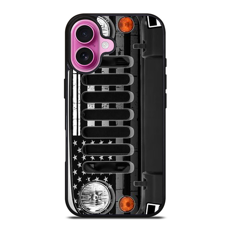 JEEP THIN USA iPhone 16 Plus Case Cover