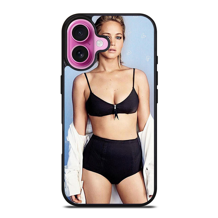 JENNIFER LAWRENCE SEXY iPhone 16 Plus Case Cover