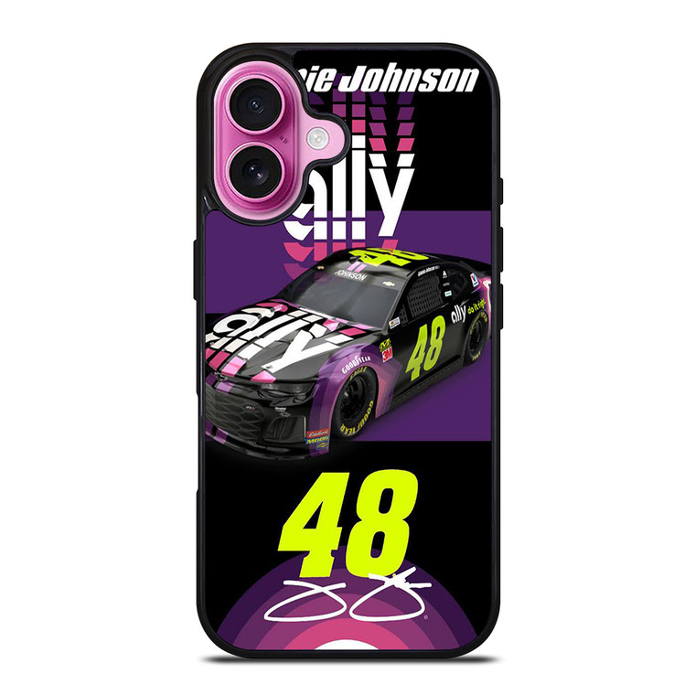JIMMIE JOHNSON 48 NASCAR iPhone 16 Plus Case Cover