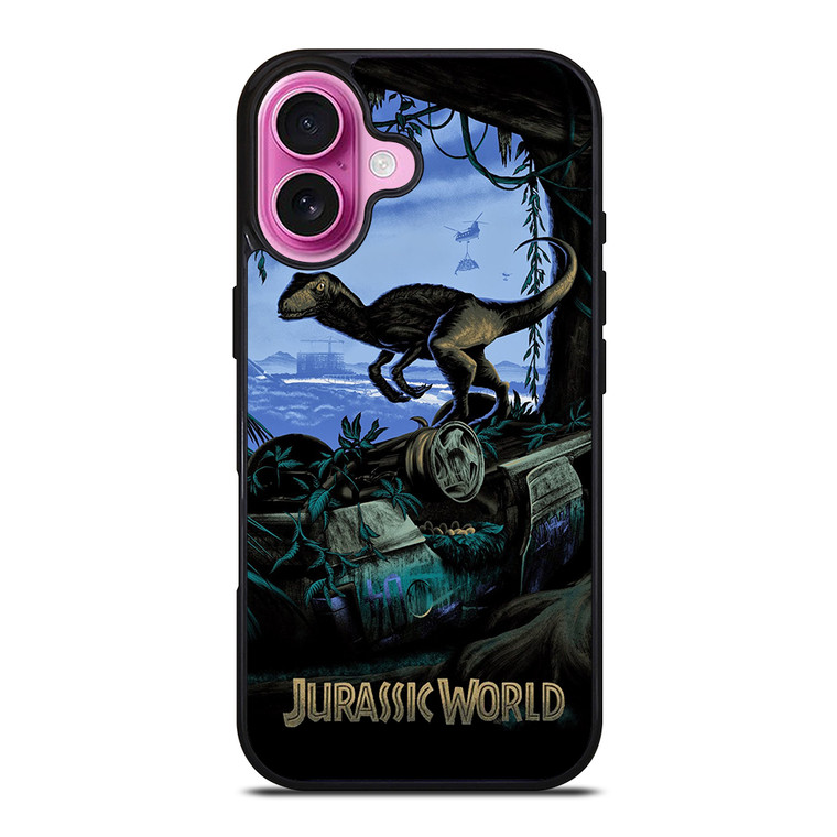 JURASSIC WORLD BLUE iPhone 16 Plus Case Cover JURASSIC WORLD BLUE iPhone 16 Plus Case Cover