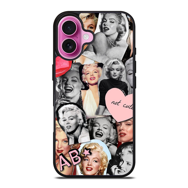 MARILYN MONROE COLLAGE iPhone 16 Plus Case Cover