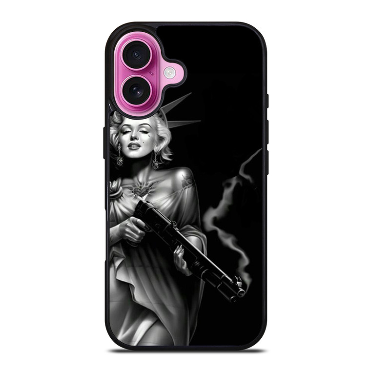 MARILYN MONROE FIRE iPhone 16 Plus Case Cover