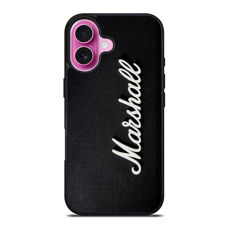 MARSHALL AMP LOGO iPhone 16 Plus Case Cover