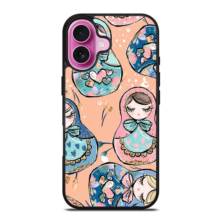 MATRYOSHKA NESTING DOLLS RUSSIAN ART 2 iPhone 16 Plus Case Cover
