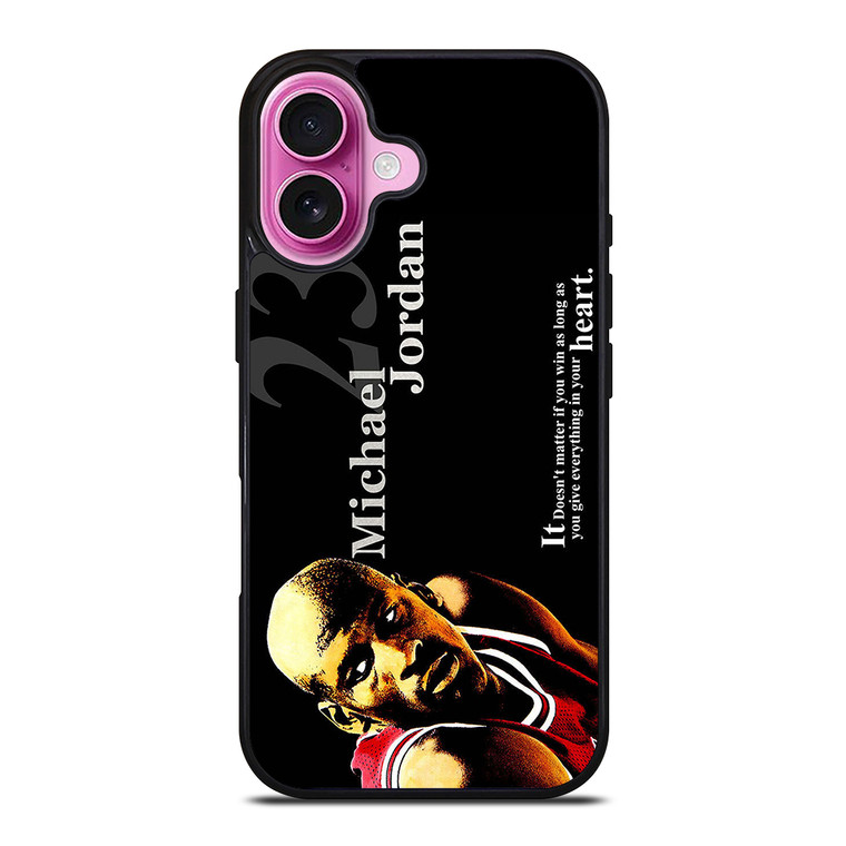 MICHAEL JORDAN 3 iPhone 16 Plus Case Cover