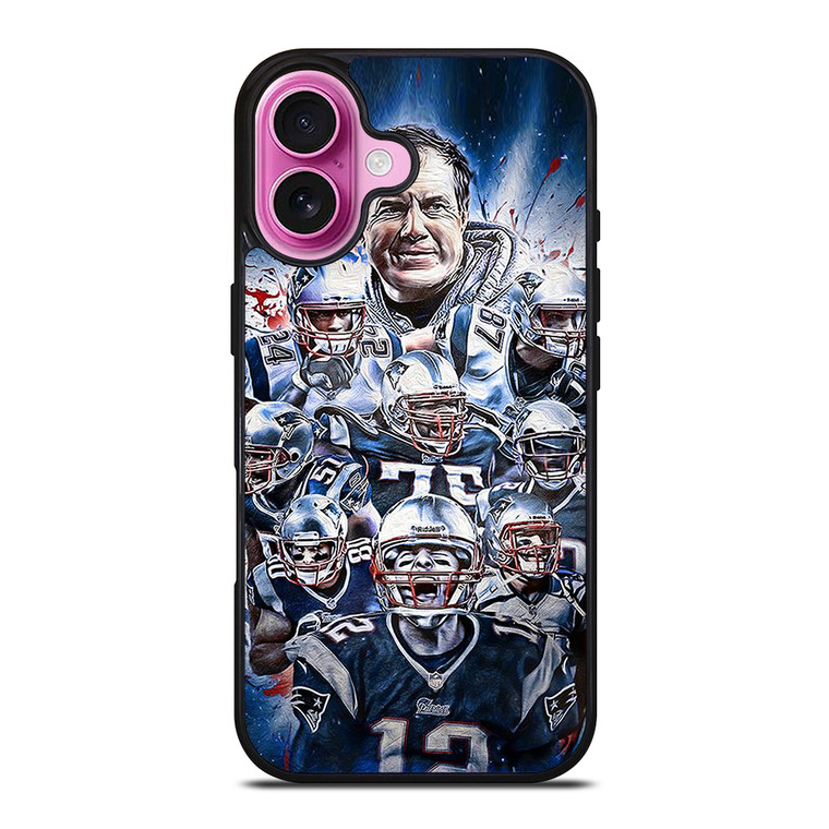 NEW ENGLAND PATRIOTS TEAM iPhone 16 Plus Case Cover