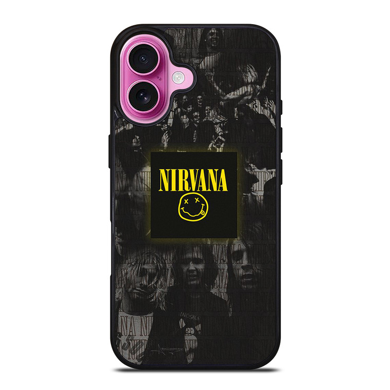 NIRVANA ROCK BAND LOGO iPhone 16 Plus Case Cover