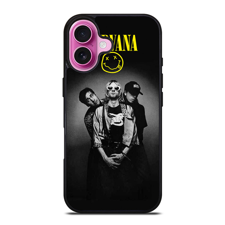 NIRVANA ROCK BAND iPhone 16 Plus Case Cover