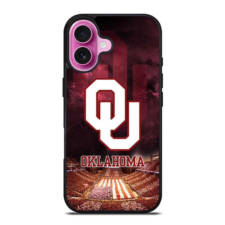OKLAHOMA SOONERS NFL LOGO iPhone 16 Plus Case Cover
