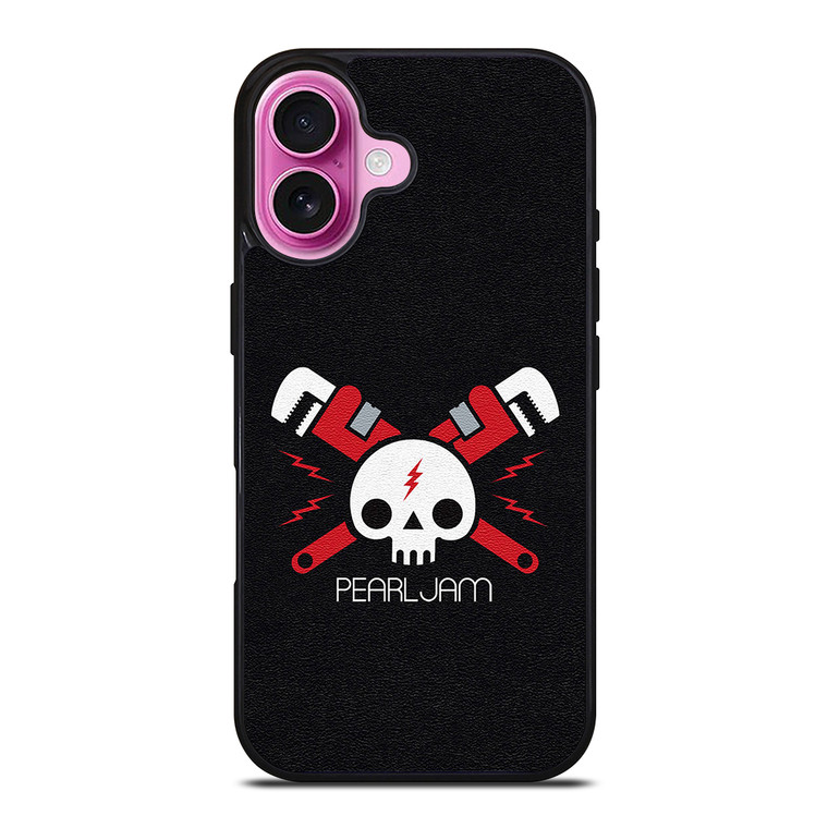 PEARL JAM SKULL iPhone 16 Plus Case Cover
