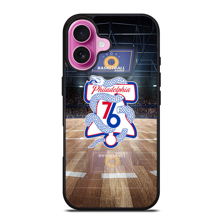 PHILADELPHIA 76ERS NBA LOGO iPhone 16 Plus Case Cover