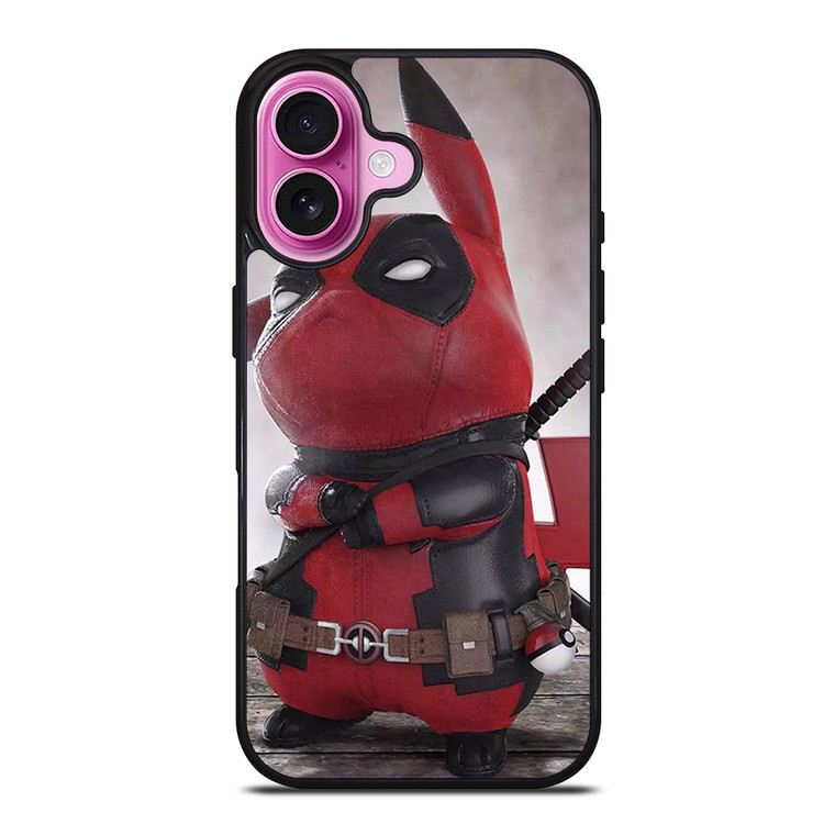 PIKACHU DEADPOOL iPhone 16 Plus Case Cover