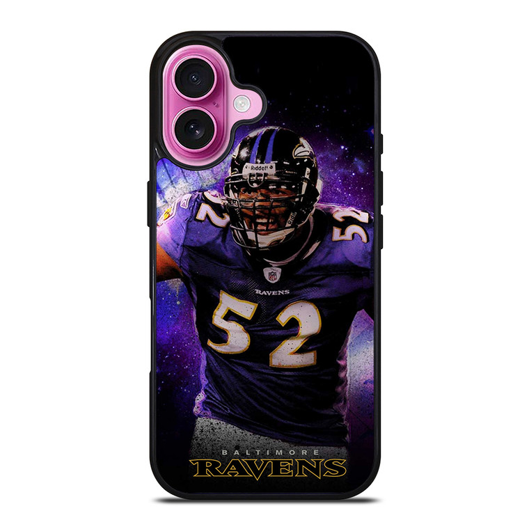 RAY LEWIS 52 RAVENS iPhone 16 Plus Case Cover