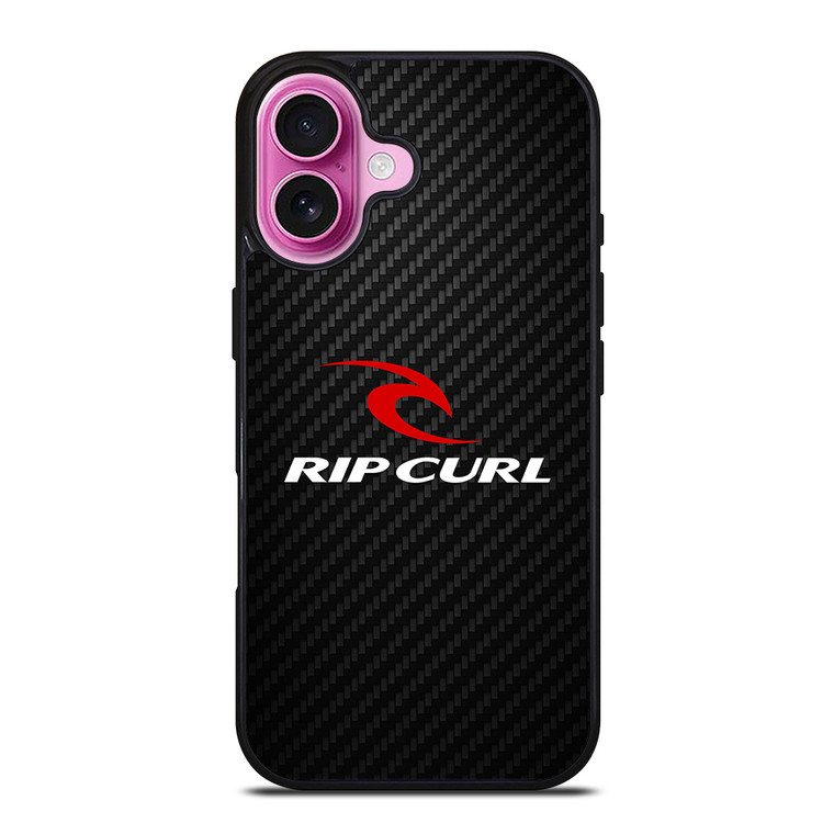 RIPCURL CARBON LOGO iPhone 16 Plus Case Cover