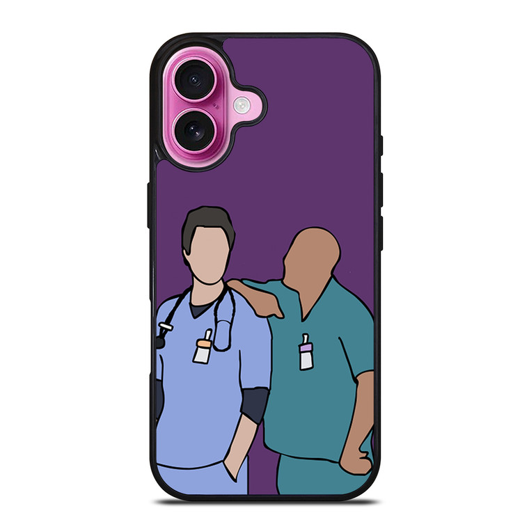 SCRUBS TURK AND JD iPhone 16 Plus Case Cover