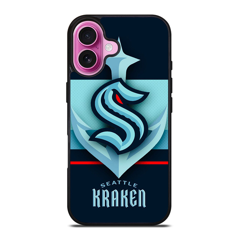 SEATTLE KRAKEN NHL LOGO iPhone 16 Plus Case Cover