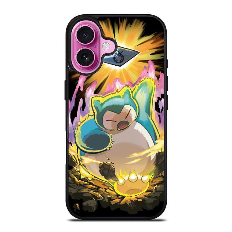 SNORLAX POKEMON ART iPhone 16 Plus Case Cover