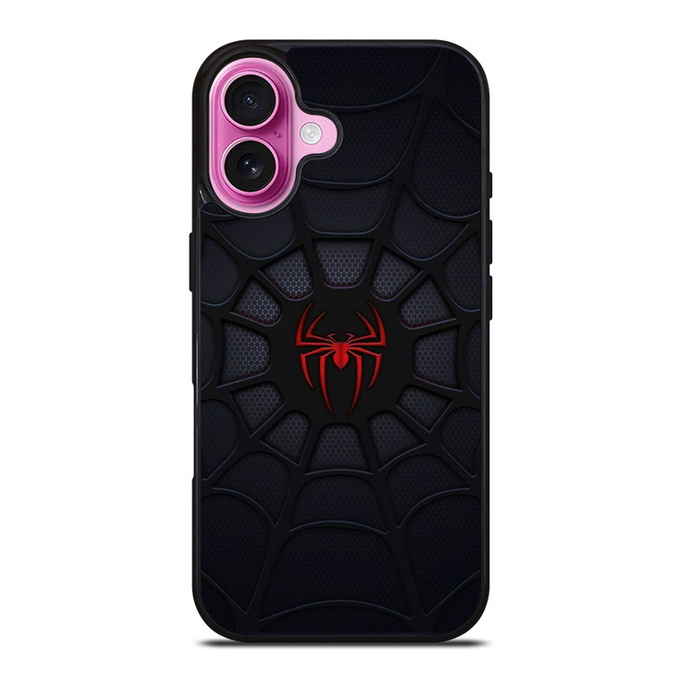 SPIDERMAN RED LOGO iPhone 16 Plus Case Cover