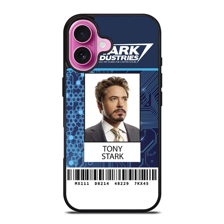 STARK INDUSTRIES ID CARD iPhone 16 Plus Case Cover