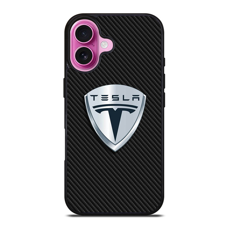 TESLA LOGO iPhone 16 Plus Case Cover