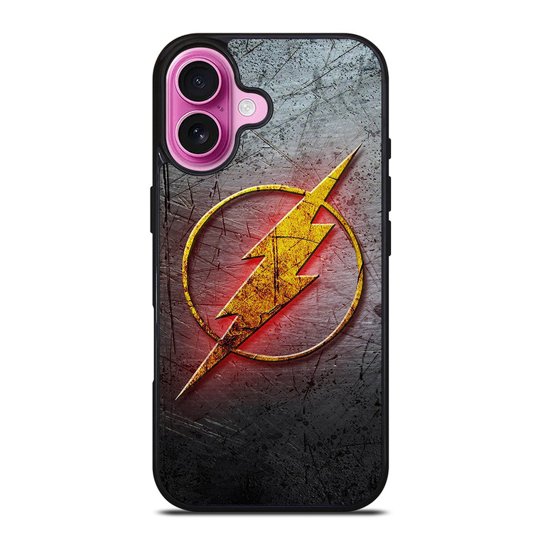THE FLASH SUPERHERO LOGO iPhone 16 Plus Case Cover