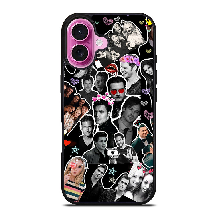 THE VAMPIRE DIARIES COLLAGE iPhone 16 Plus Case Cover