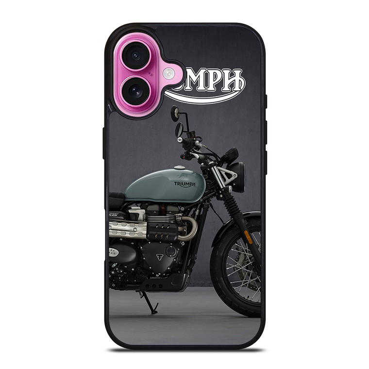 TRIUMPH MOTORCYCLE LOGO iPhone 16 Plus Case Cover