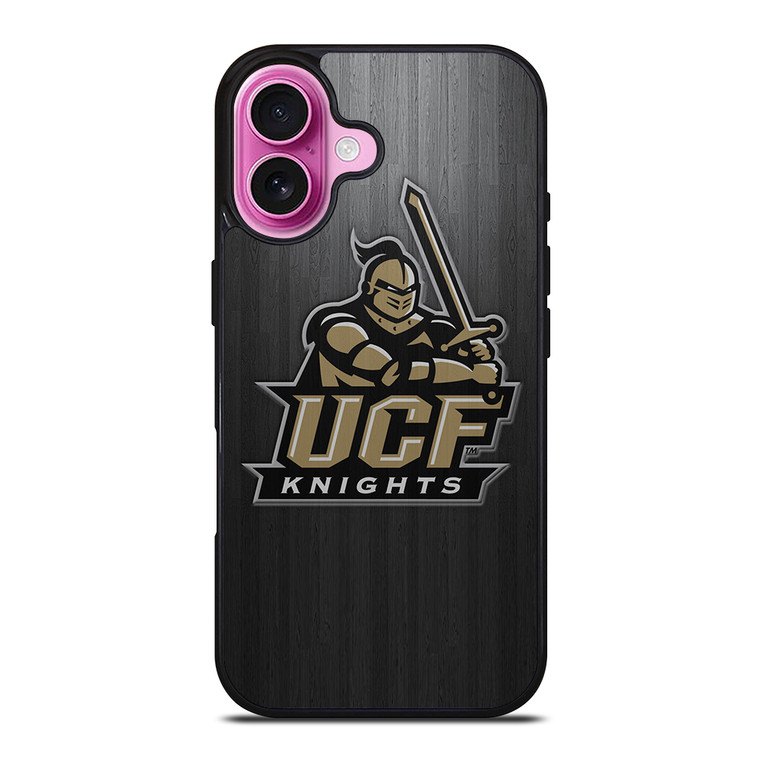 UCF KNIGHTS WOODEN iPhone 16 Plus Case Cover UCF KNIGHTS WOODEN iPhone 16 Plus Case Cover