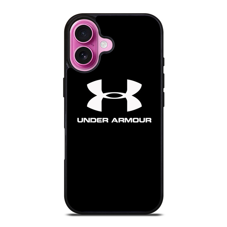 UNDER ARMOUR BLACK iPhone 16 Plus Case Cover