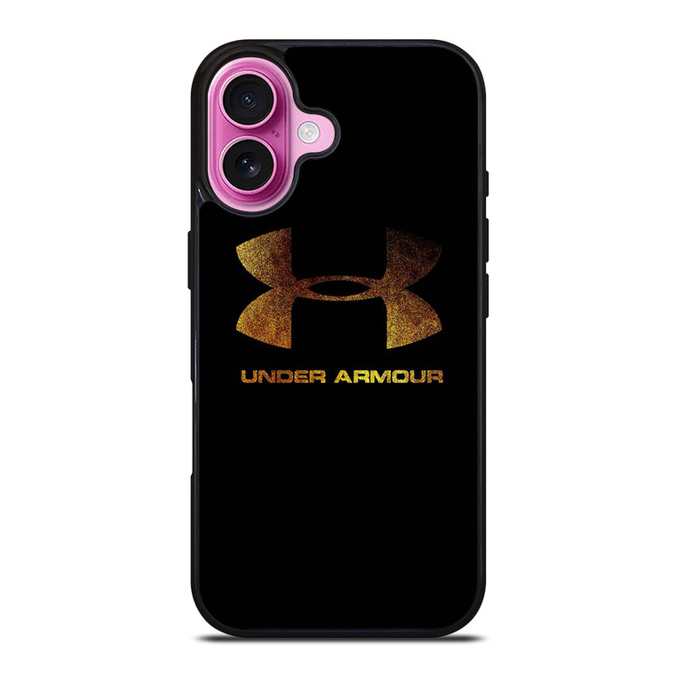 UNDER ARMOUR GOLD LOGO iPhone 16 Plus Case Cover