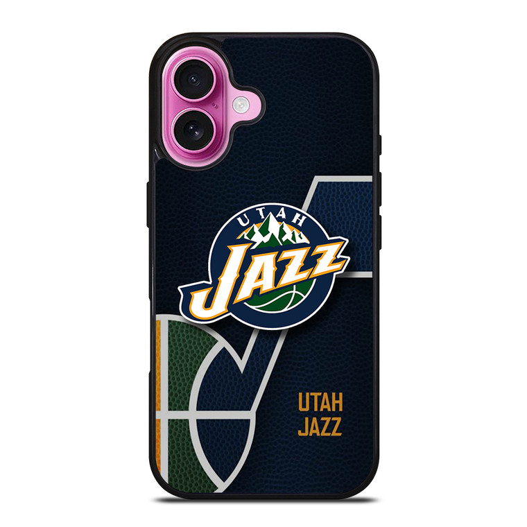 UTAH JAZZ BASKETBALL LOGO iPhone 16 Plus Case Cover