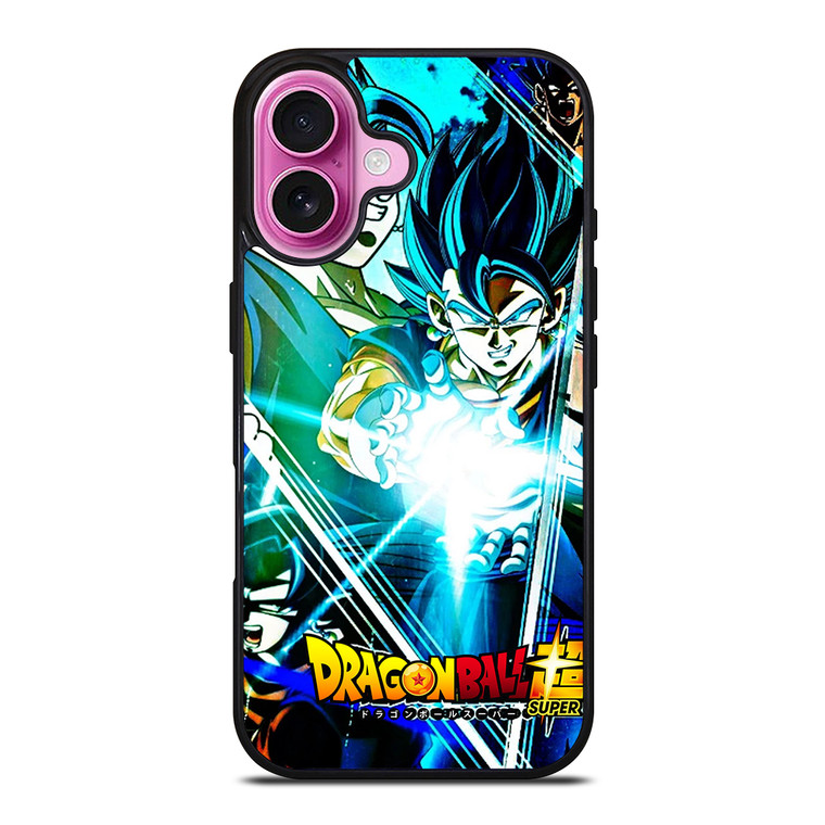 VEGITO BLUE SUPER SAIYAN COLLAGE iPhone 16 Plus Case Cover