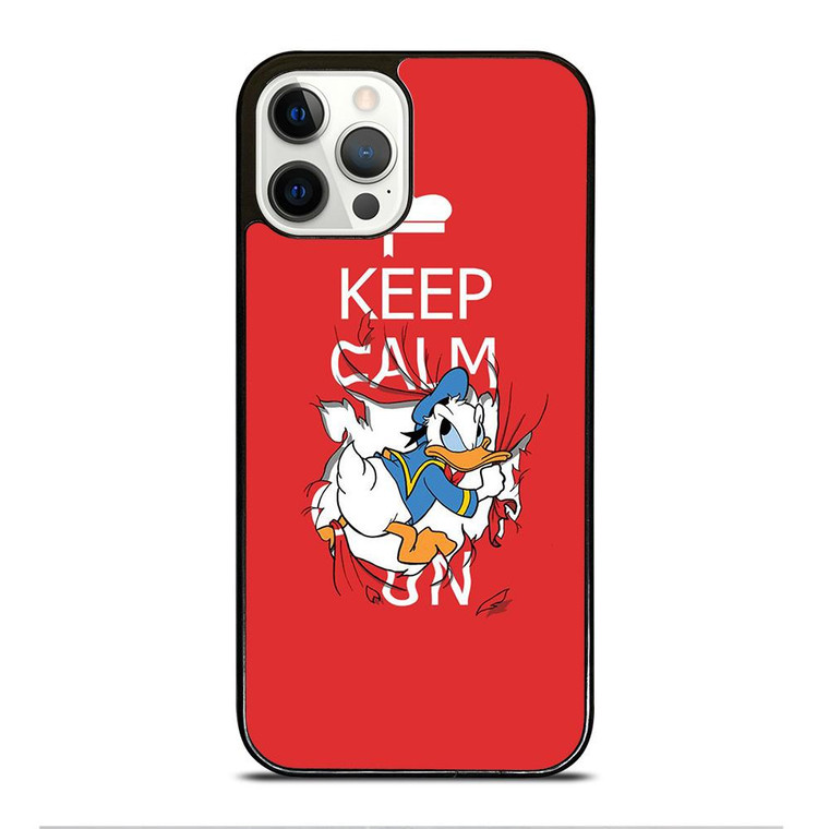 KEEP CALM DONALD DUCK iPhone 12 Pro Case Cover