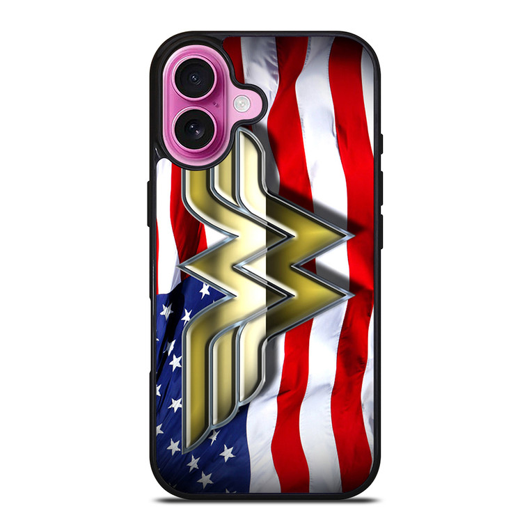 WONDER WOMAN AMERICAN iPhone 16 Plus Case Cover