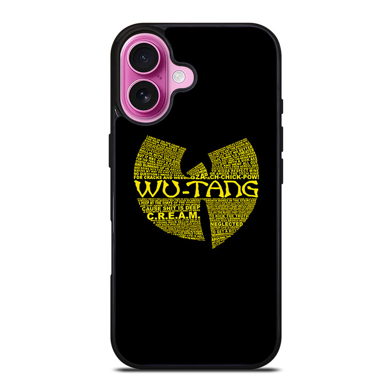 WU TANG CLAN HIP HOP iPhone 16 Plus Case Cover