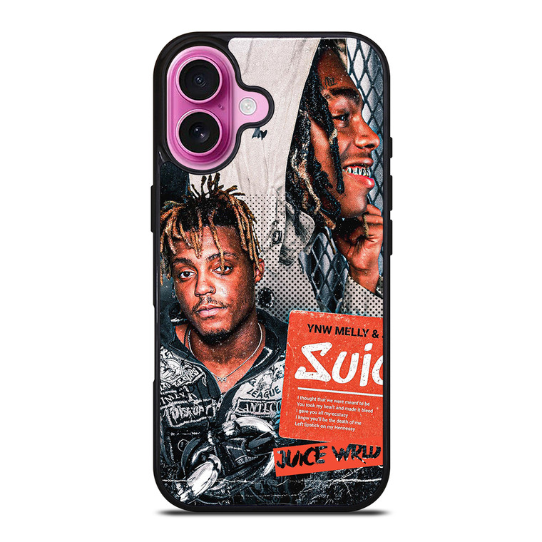 YNW MELLY X JUICE WRLD iPhone 16 Plus Case Cover YNW MELLY X JUICE WRLD iPhone 16 Plus Case Cover