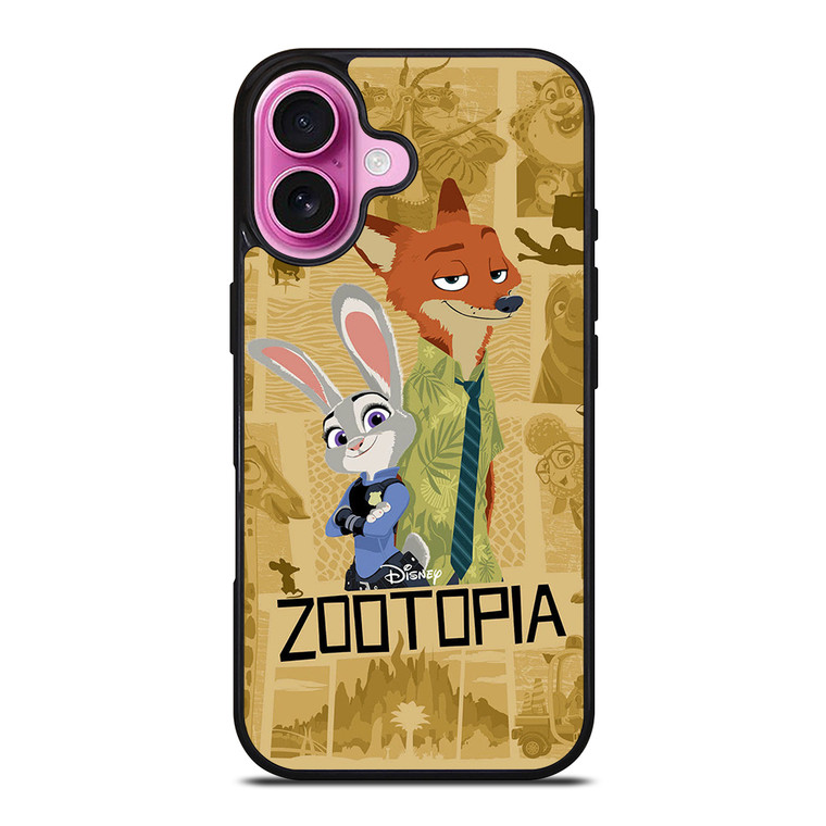 ZOOTOPIA CARTOON iPhone 16 Plus Case Cover