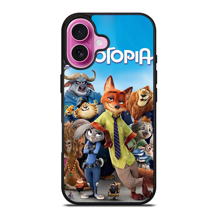 ZOOTOPIA CHARACTER iPhone 16 Plus Case Cover ZOOTOPIA CHARACTER iPhone 16 Plus Case Cover