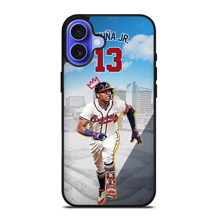ACUNA JR ATLANTA BRAVES BASEBALL iPhone 16 Case Cover