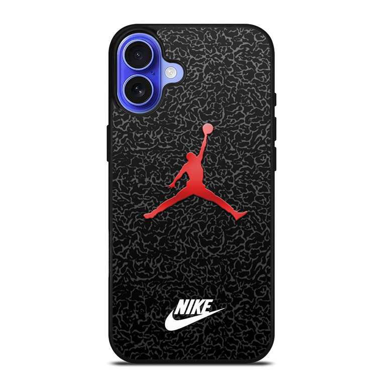 AIR JORDAN RED iPhone 16 Case Cover AIR JORDAN RED iPhone 16 Case Cover