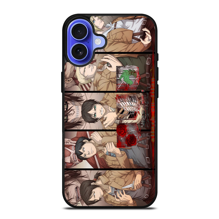 ATTACK ON TITAN 2 iPhone 16 Case Cover
