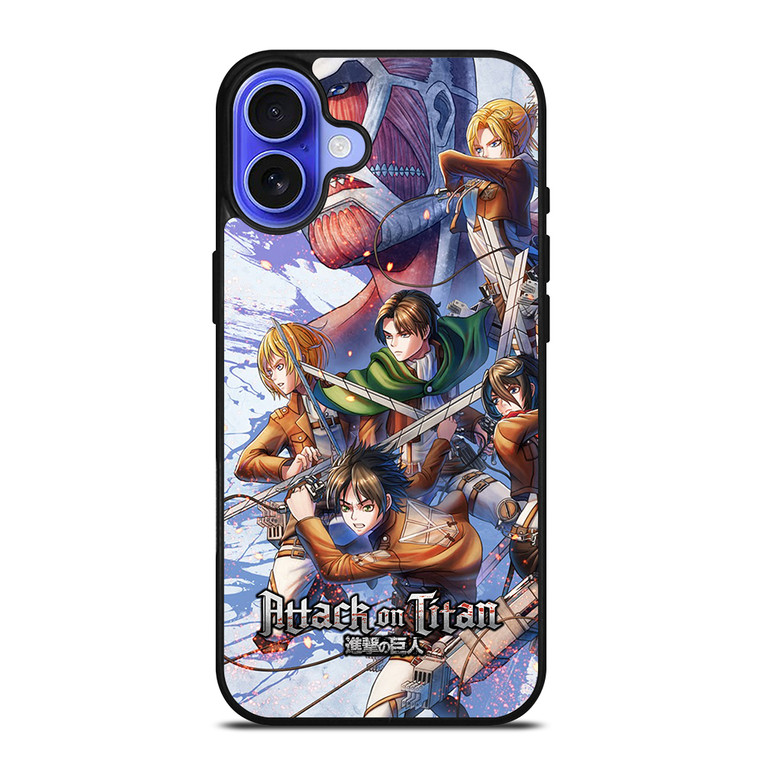 ATTACK ON TITAN CHARACTER 2 iPhone 16 Case Cover