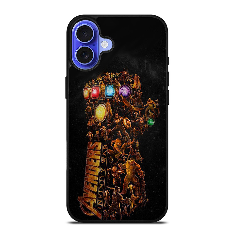 AVENGERS INFINITY WAR HAND iPhone 16 Case Cover