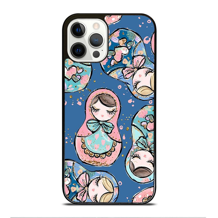 MATRYOSHKA NESTING DOLLS RUSSIAN ART iPhone 12 Pro Case Cover