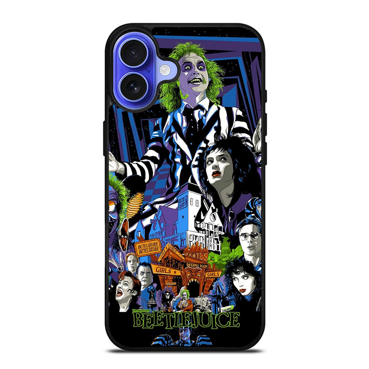 BEETLEJUICE TIM BURTON CARTOON iPhone 16 Case Cover