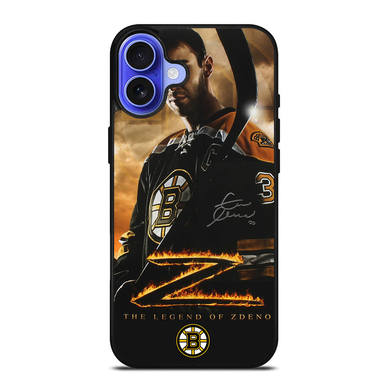 BOSTON BRUINS LEGEND ZDENO CHARA iPhone 16 Case Cover